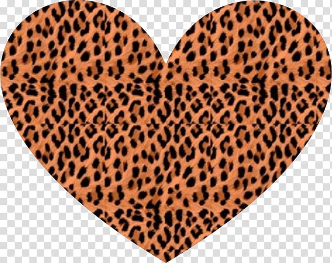 clipart hearts leopard print
