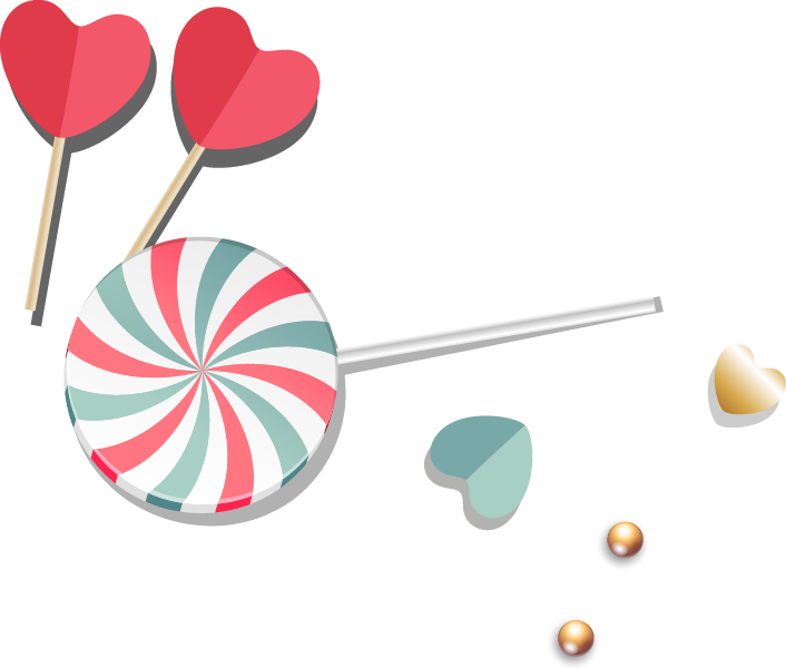 clipart hearts lollipop