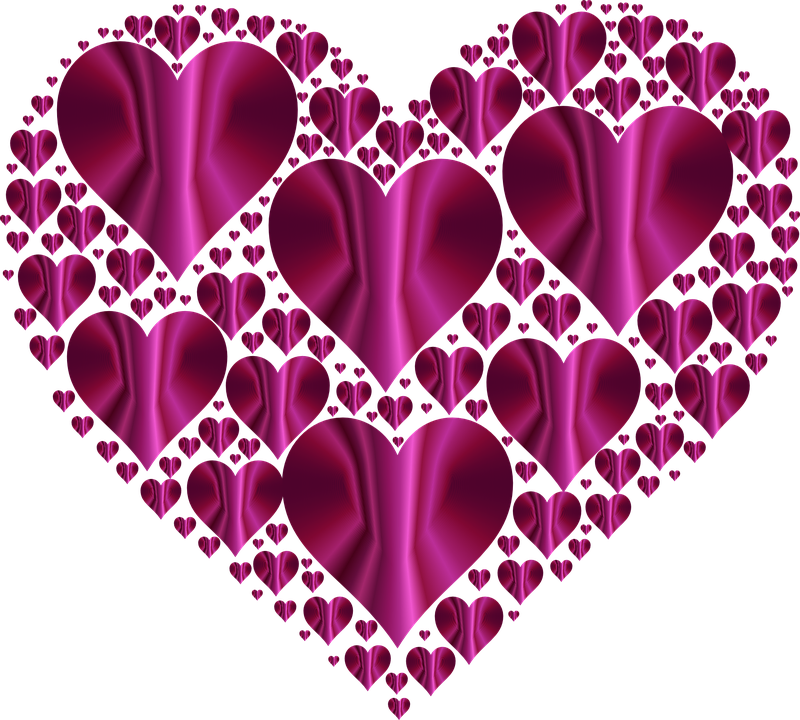 Free image on pixabay. Glitter clipart colourful heart