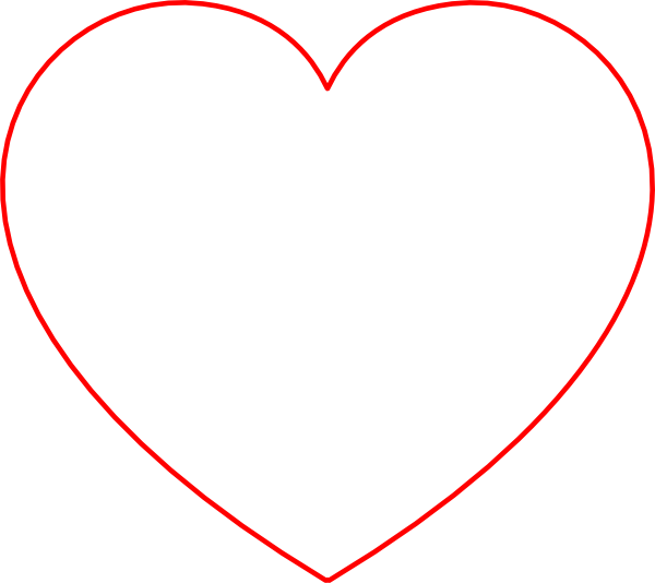 clipart hearts outline