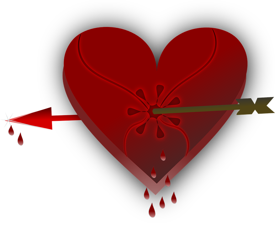 Injury clipart animated. Broken heart linked sweetheart