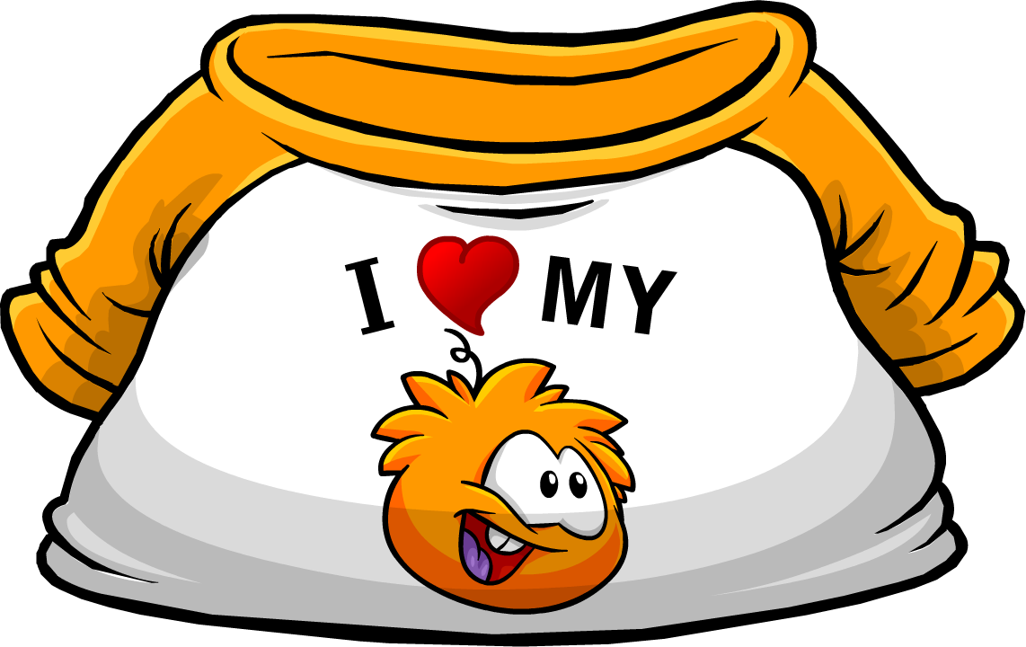 I heart my orange. Clipart hearts penguin