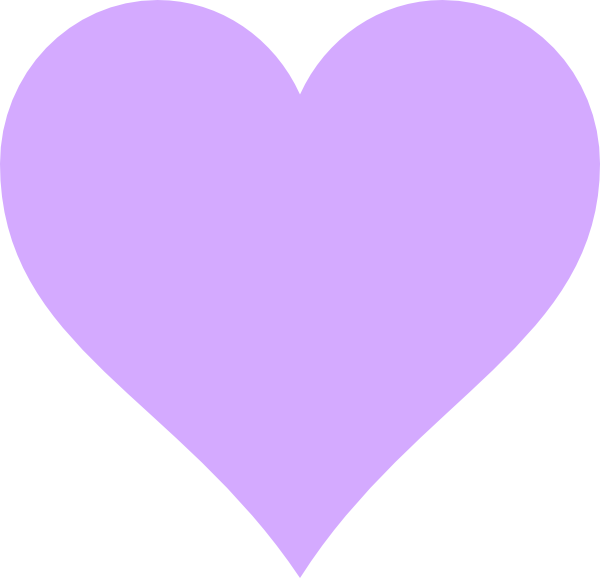 clipart hearts purple