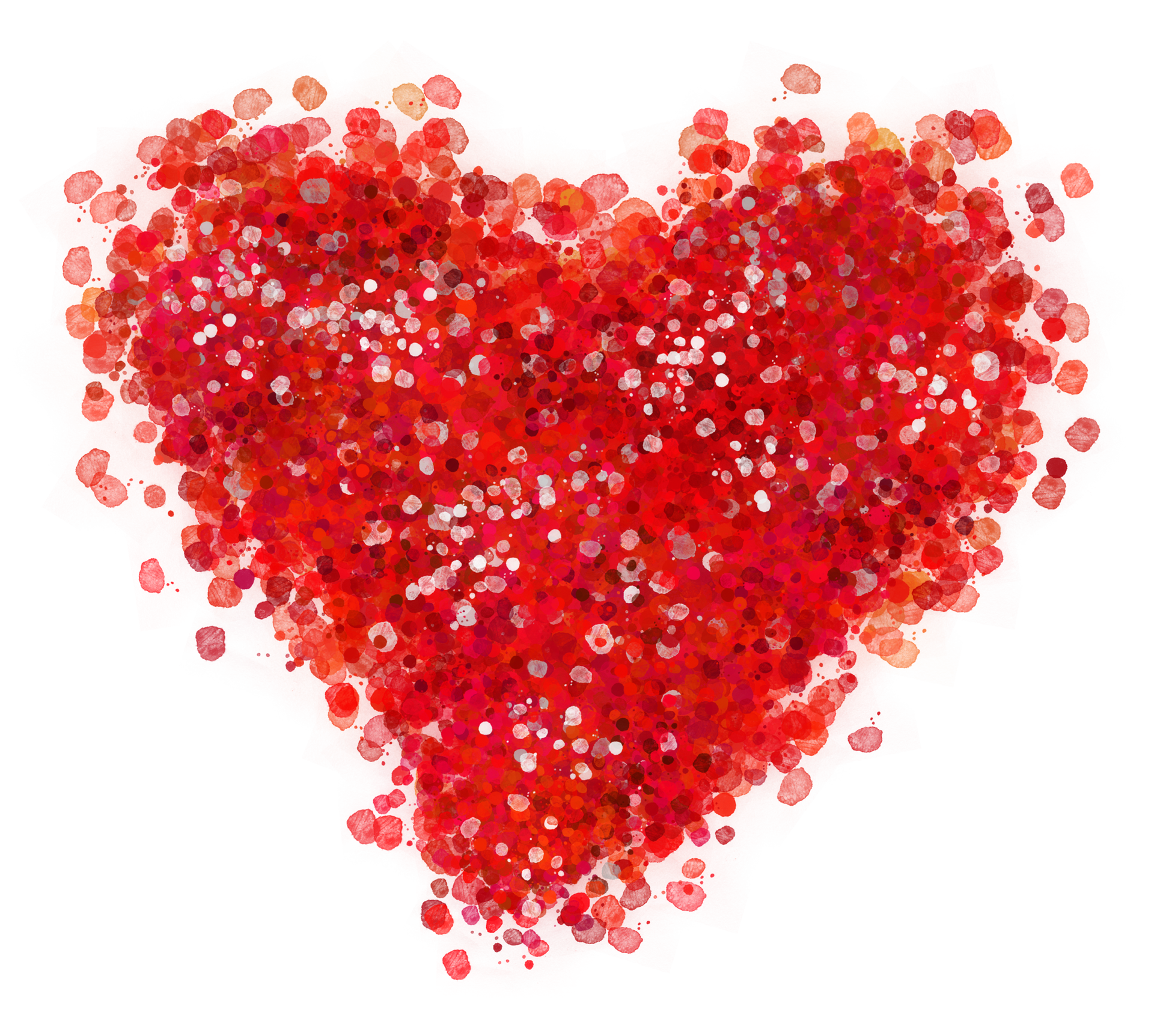 clipart hearts red