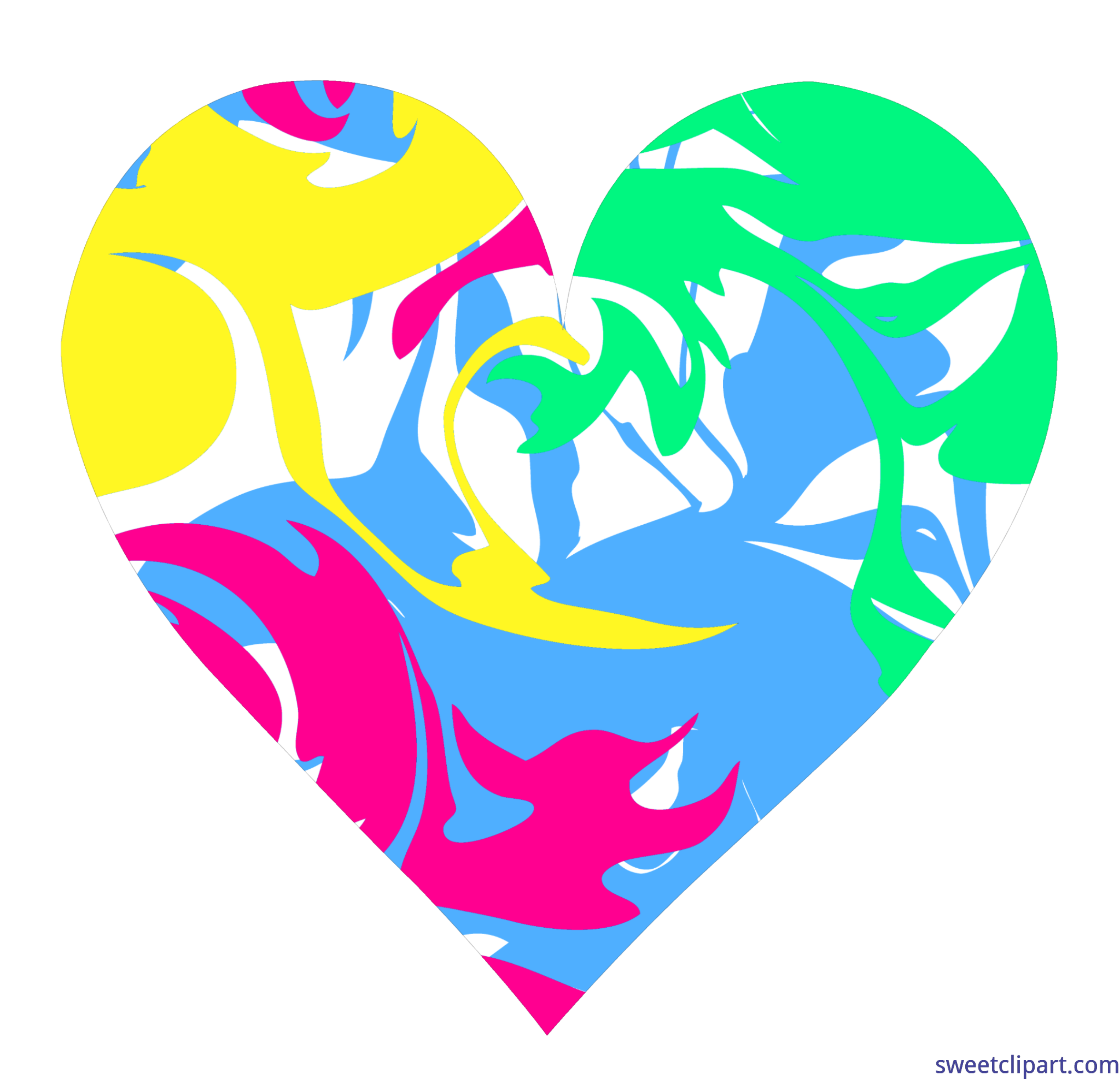 Heart clip art sweet. Clipart hearts swirl