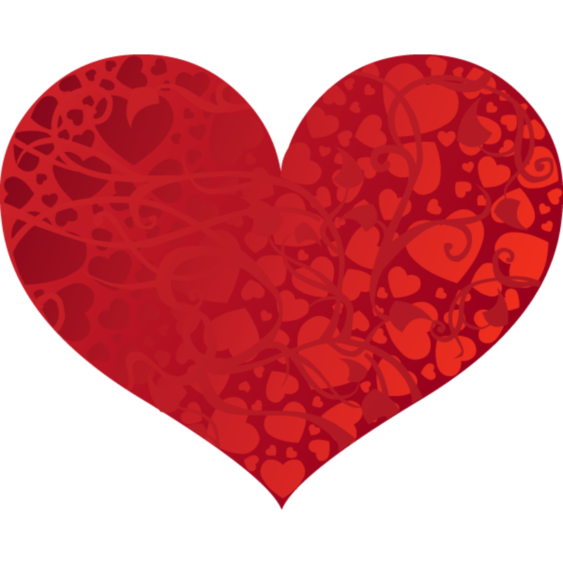 heat clipart coloured heart