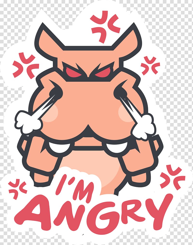 clipart hippo angry