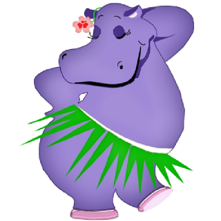 hippo clipart girl hippo