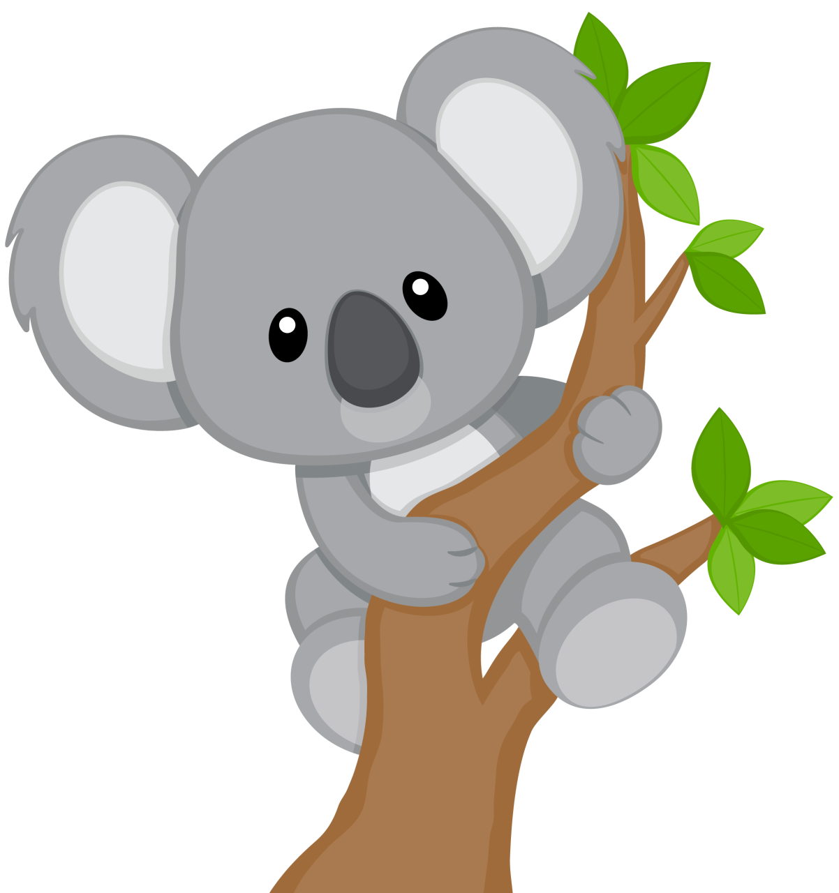 Koala png pinterest animal. Woodland clipart kawaii