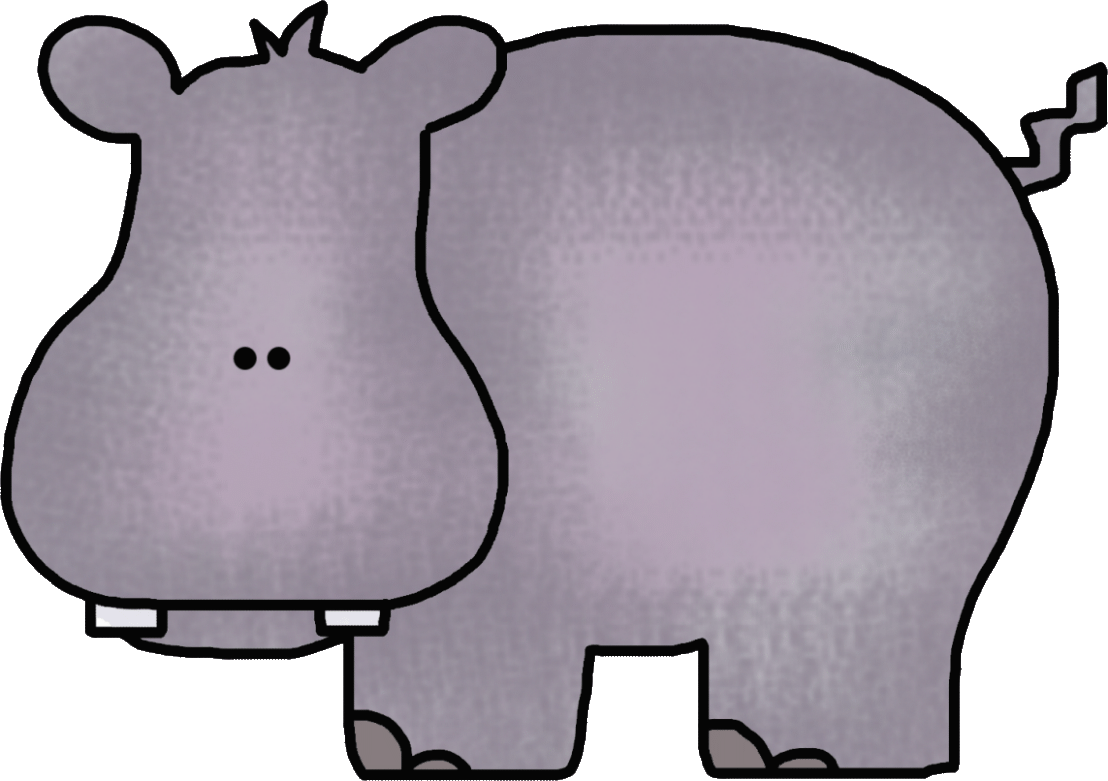 clipart hippo hipo