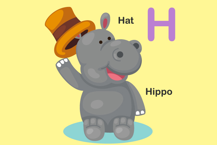 clipart hippo preschooler