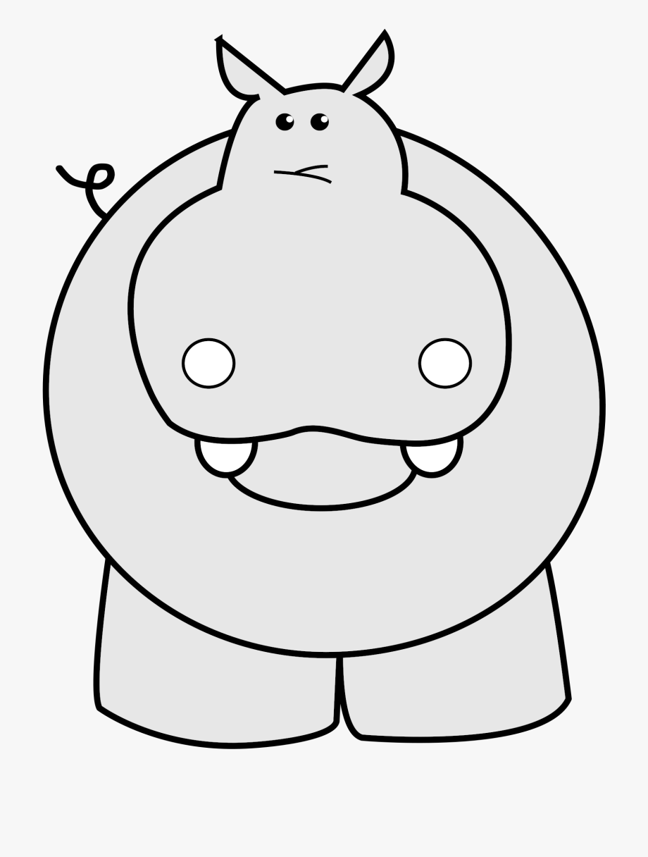 clipart hippo real
