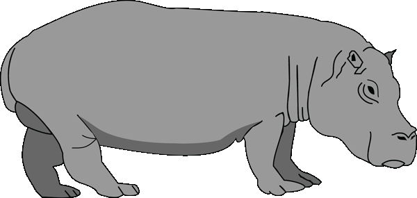 hippopotamus clipart hippo animal