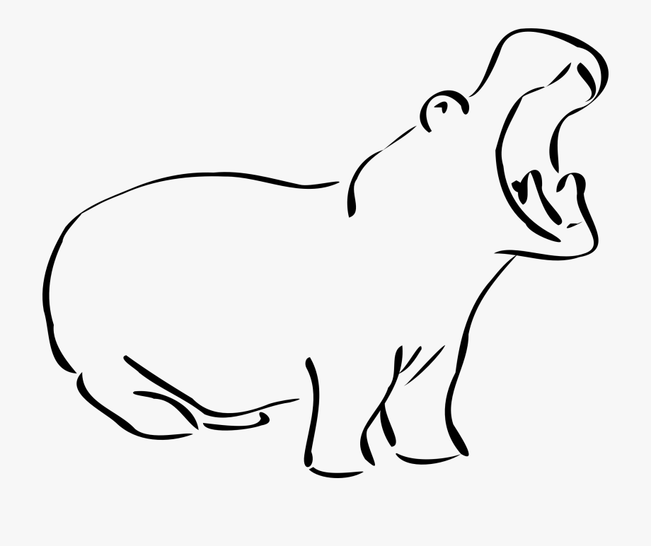 Hippo clipart real. Library clip art 
