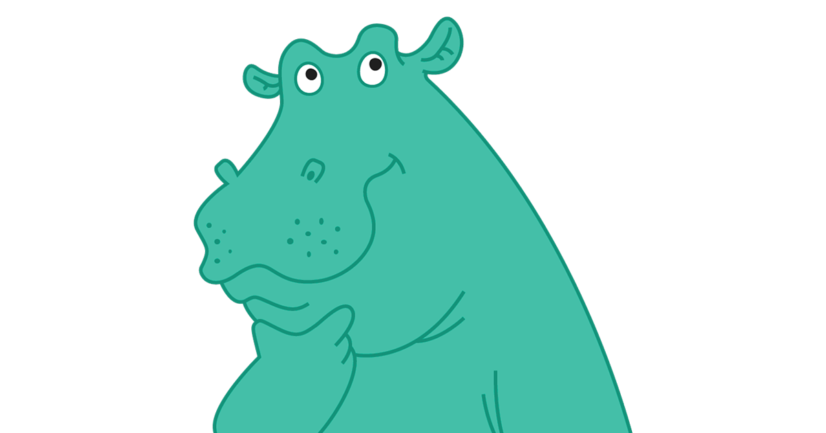 clipart hippo water