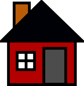 House images panda free. Home clipart