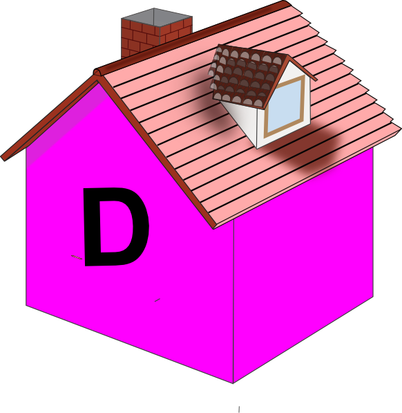 clipart home brick house