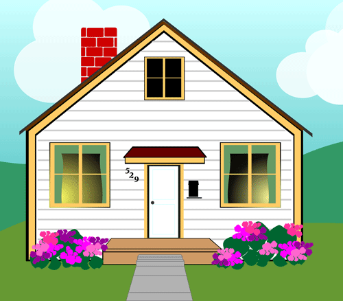 cottage clipart house indian
