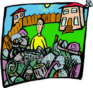 garbage clipart home