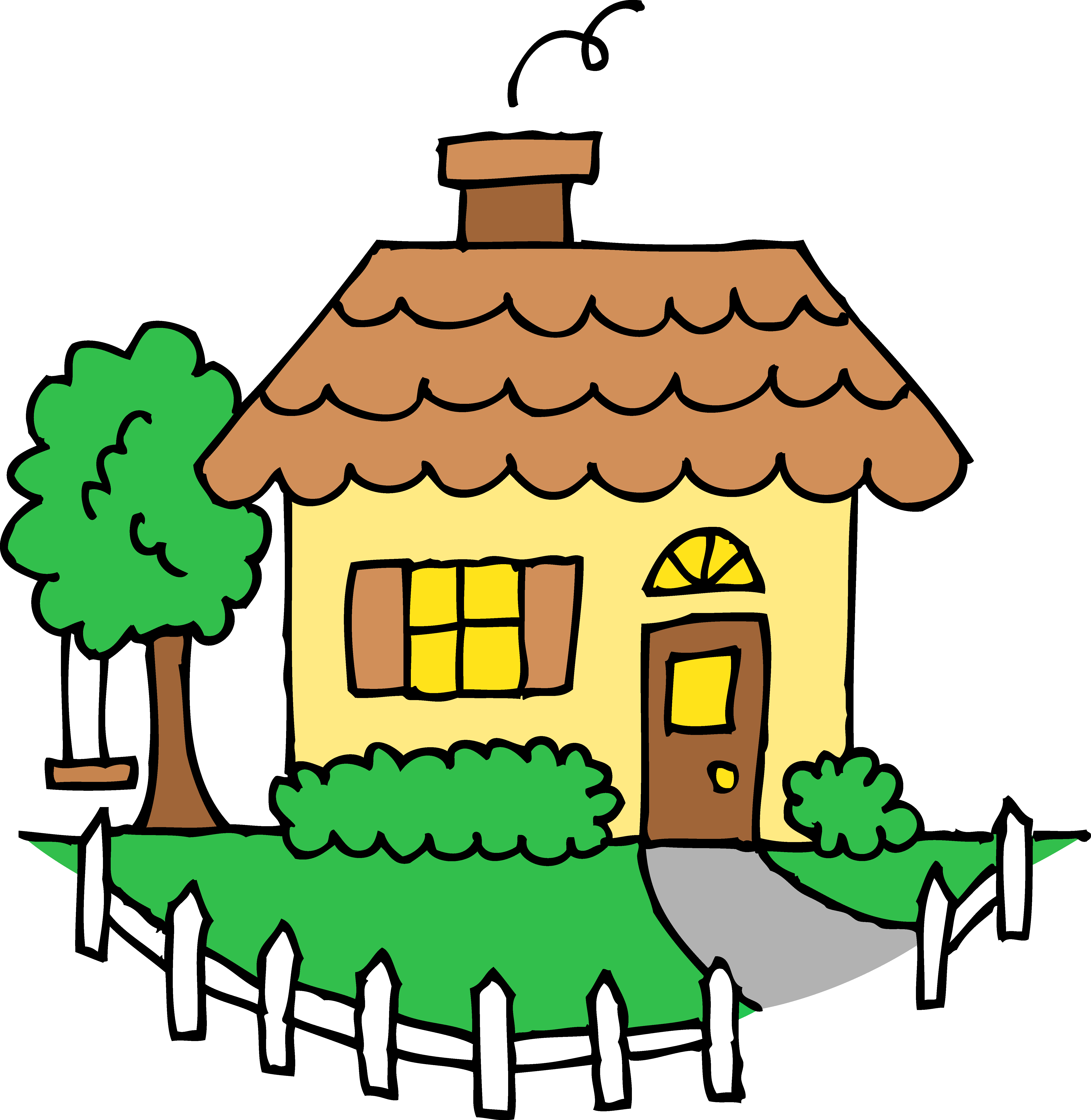 grandfather clipart house