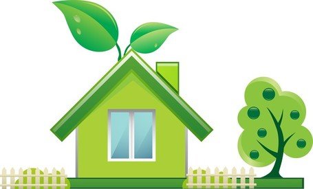 home clipart green
