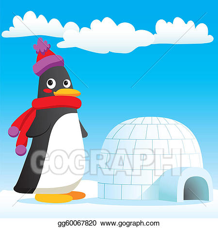 clipart penguin home
