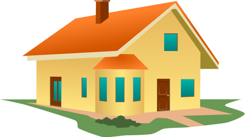 earthquake clipart elegant house