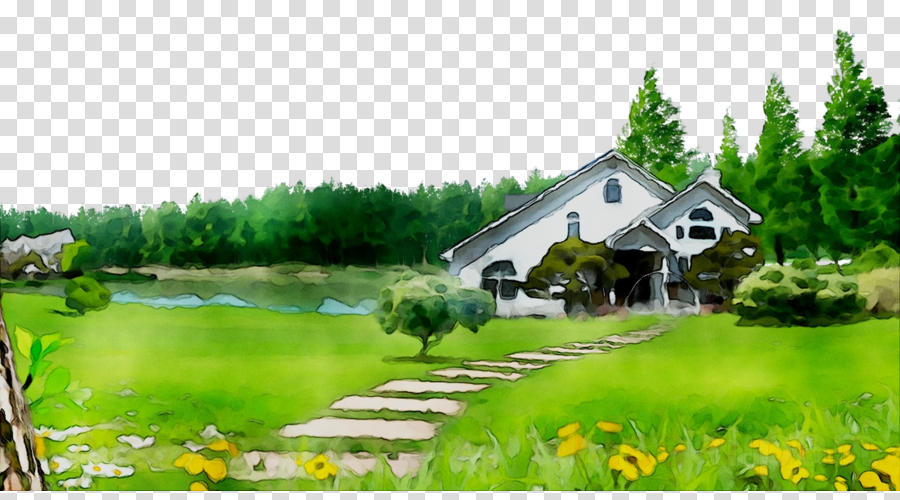 home clipart scenery