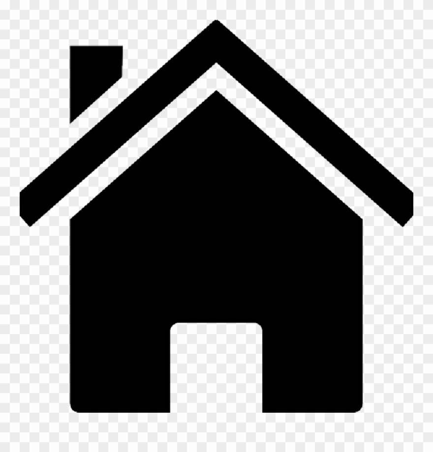 clipart houses silhouette