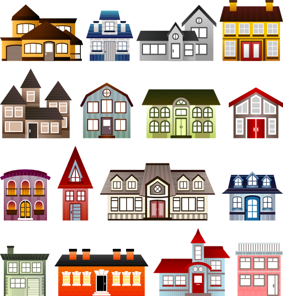 clipart houses mansion