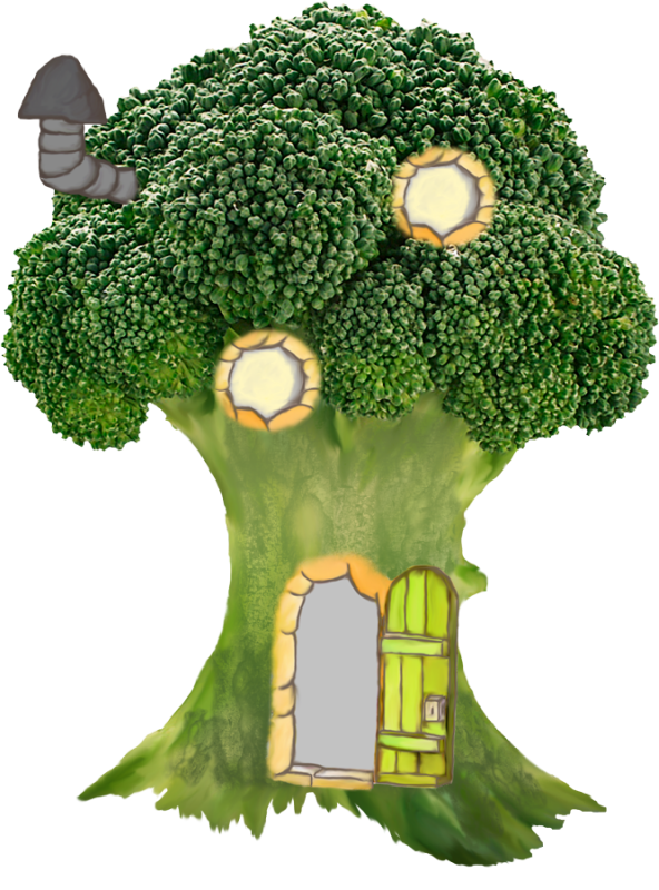 clipart house forest