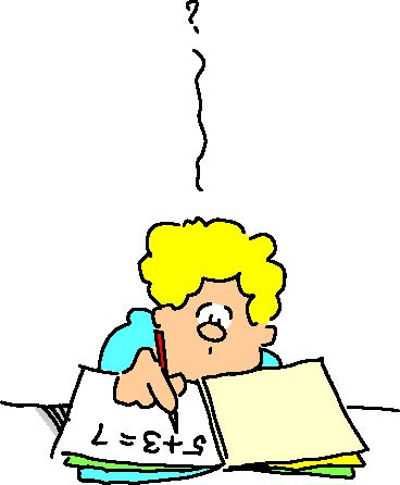 Doing funylool home information. Clipart homework design