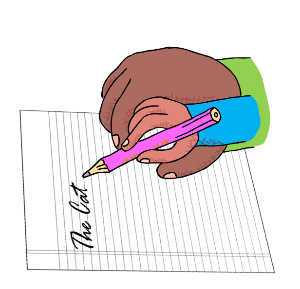 clipart homework handwriting
