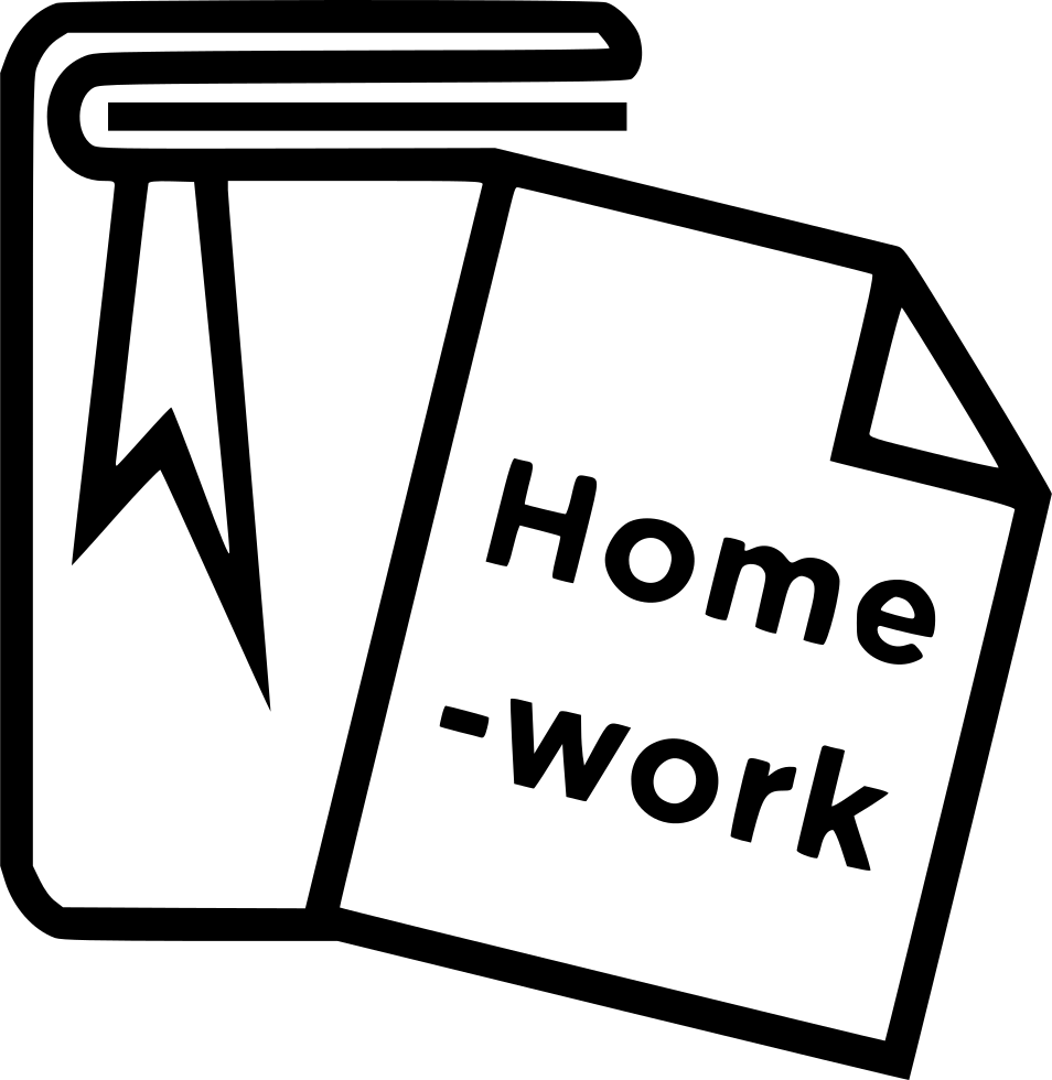 clipart homework home work