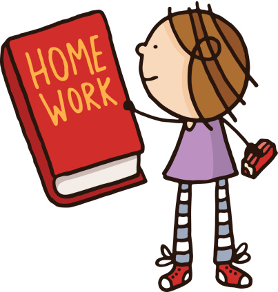 clipart homework homework book