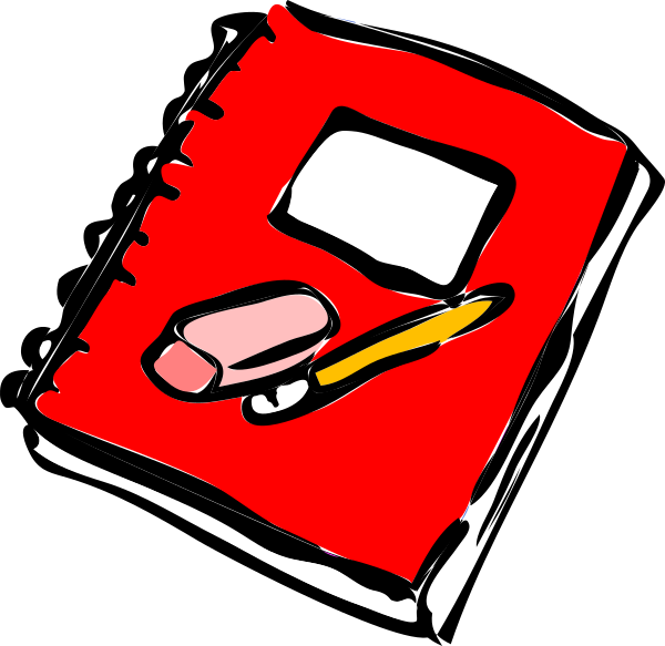 Clip art paper image. Clipart homework homework diary