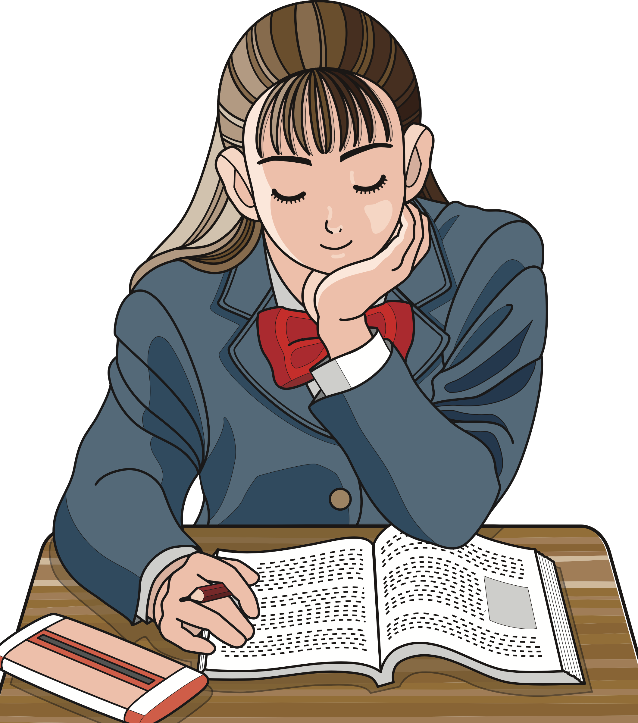 Homework Cartoon Student Clip Art Student Png Download 517750 Images 