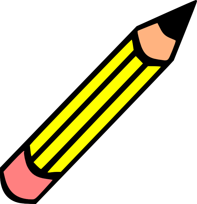 letter clipart pencil