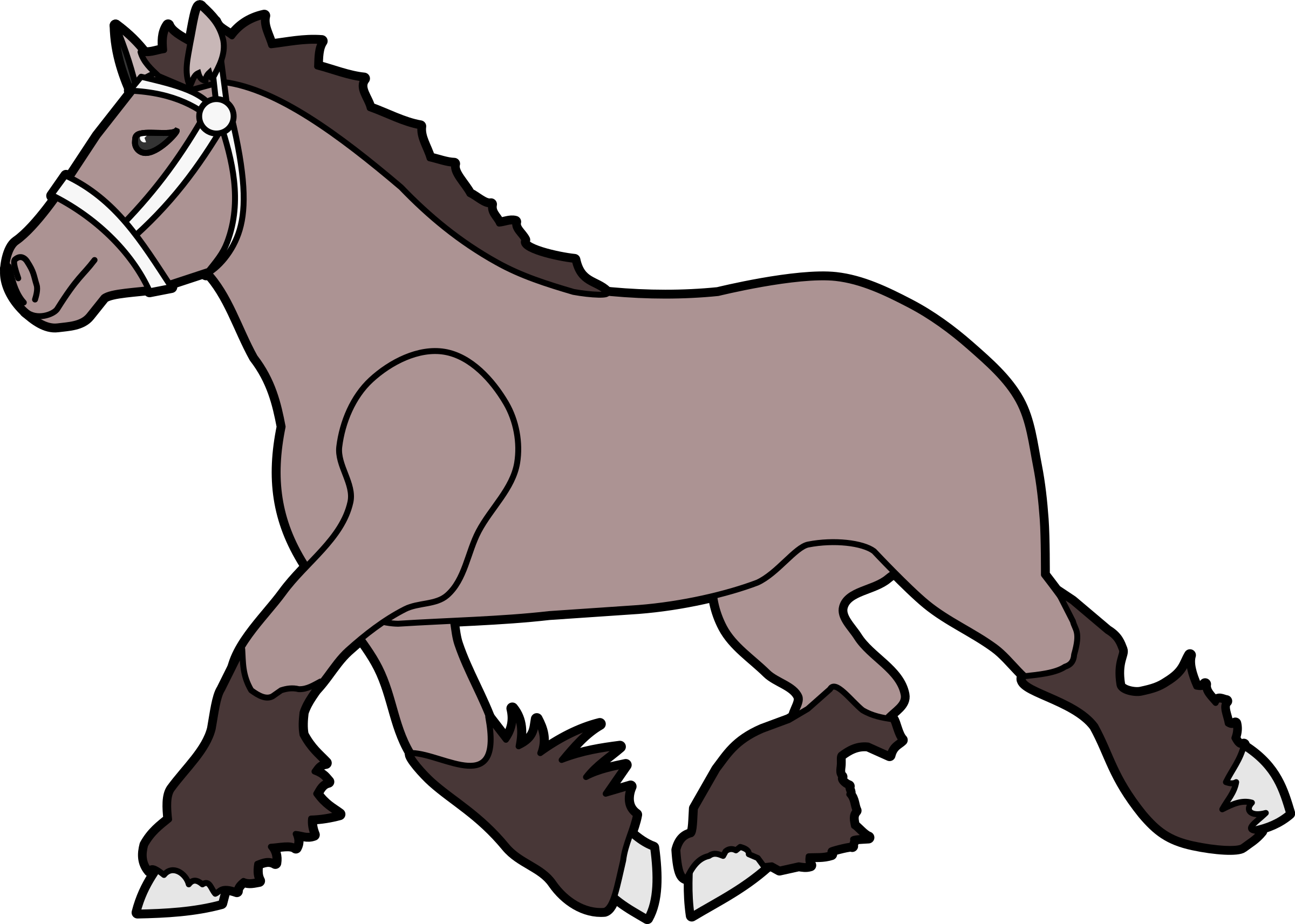 Clipart horse cartoon. 