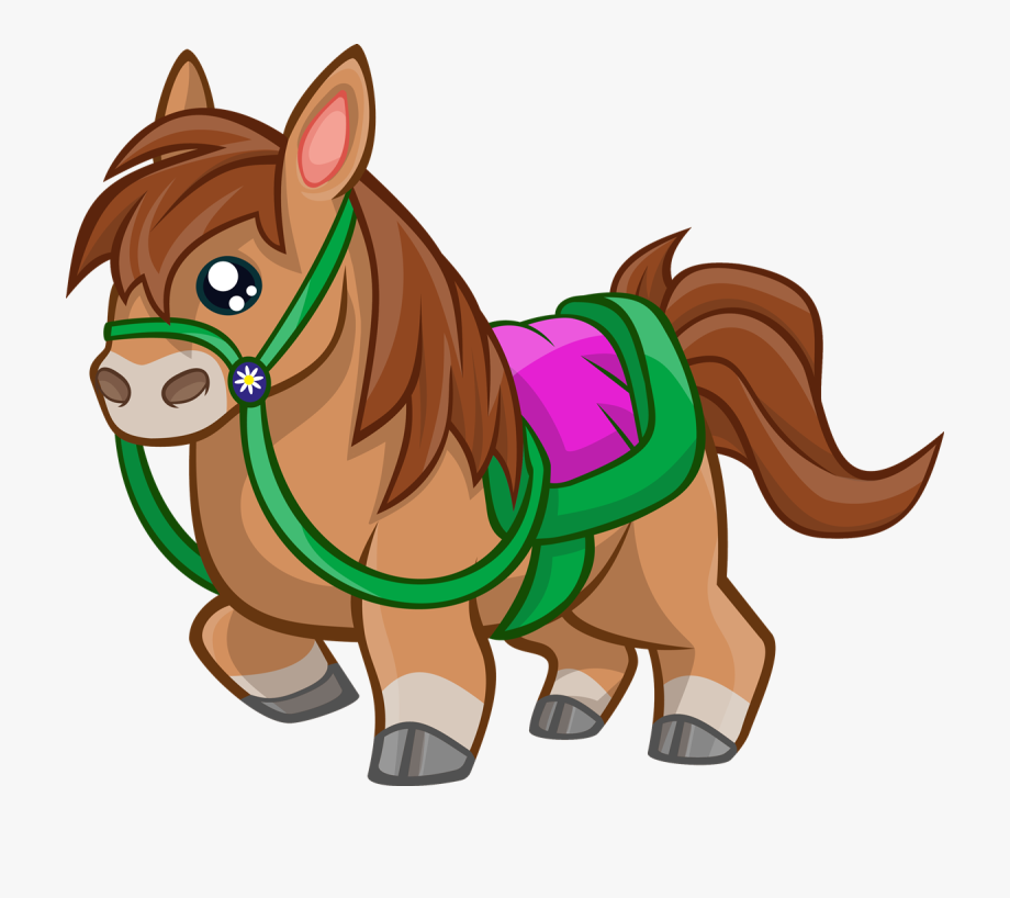 Horses clipart cute. Download horse clip art