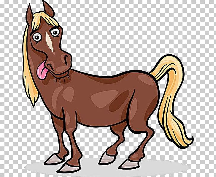 Clipart horse goat. Cartoon illustration png animals