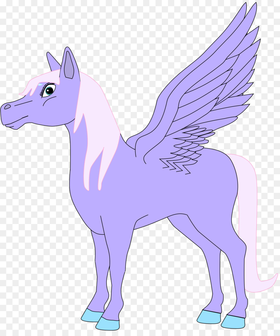 Cartoon illustration . Clipart horse goat