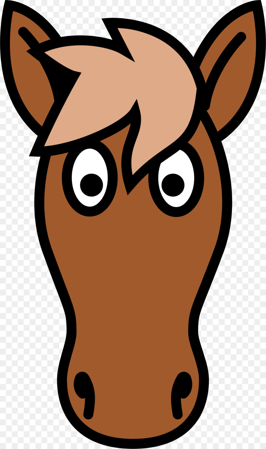 horse clipart nose