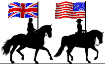 clipart horse patriotic