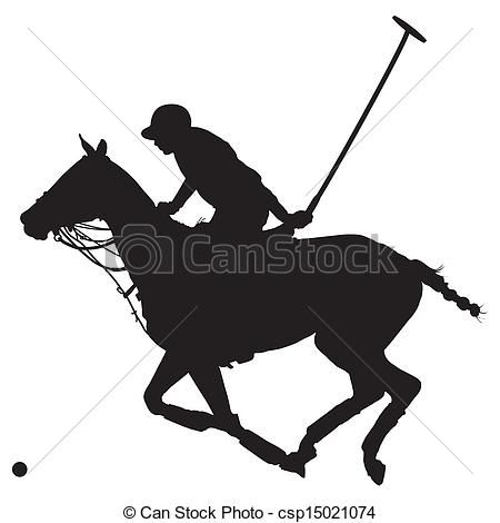 horses clipart polo