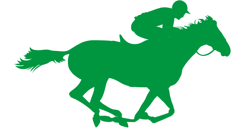 clipart horse race horse