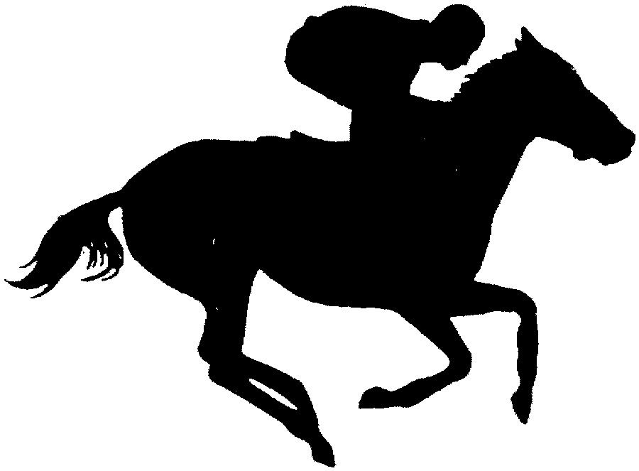 horse clipart race horse