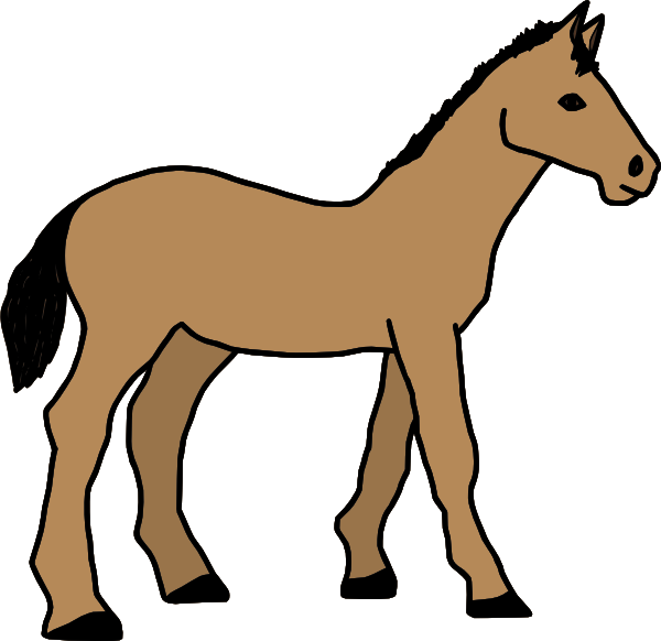 Foal at getdrawings com. Foot clipart horse
