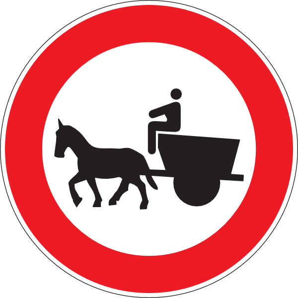 clipart horse sign