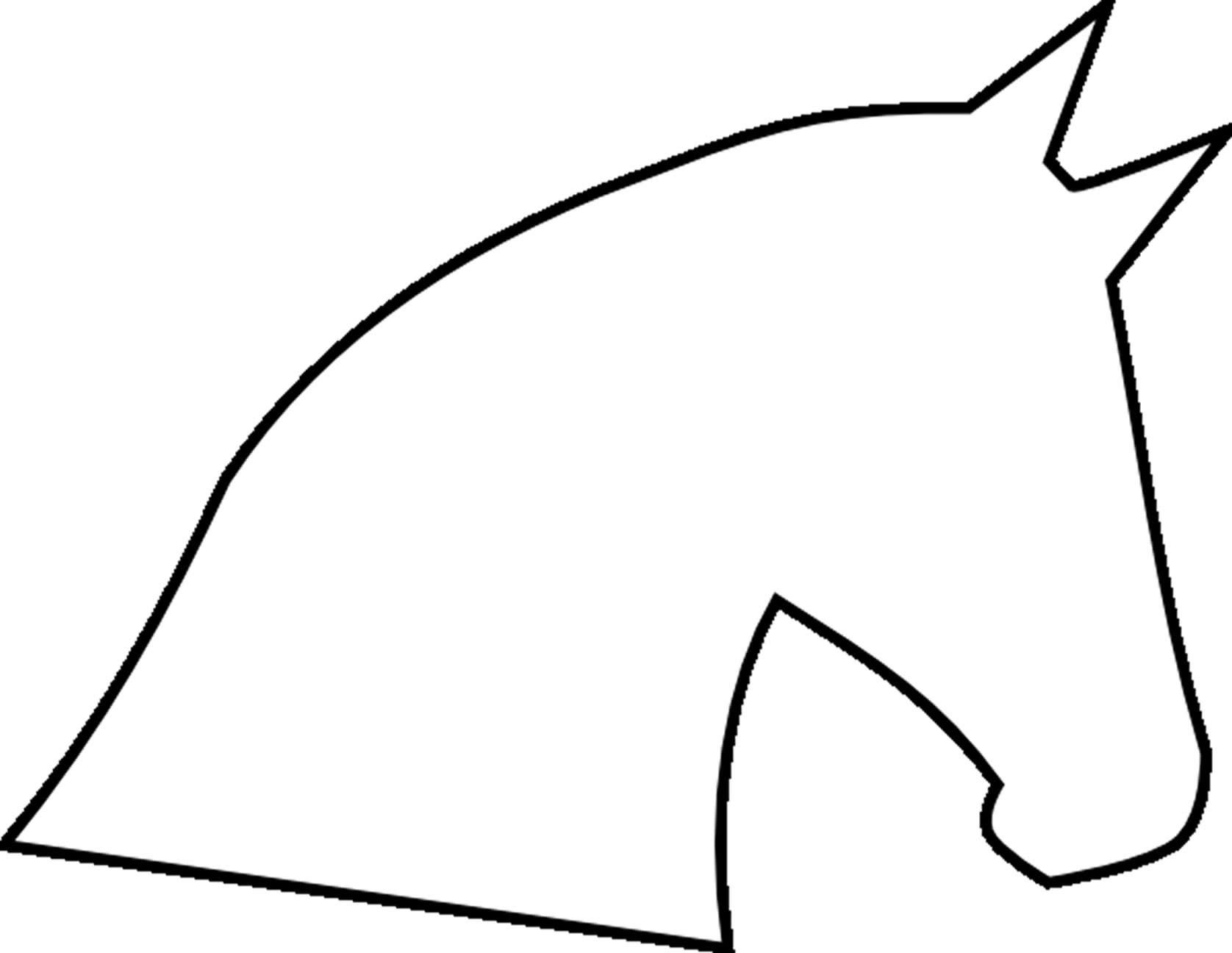 clipart horse template